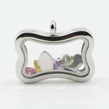 New Design Costume Stainless Steel Jewelry Floating Locket Pendant